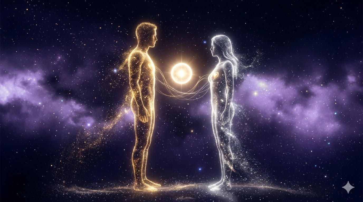 Sinastria de Almas — conexion cosmica entre dos almas